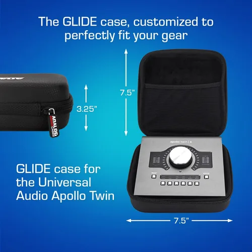 Vista 5 de ANALOG CASES Universal Audio Apollo Twin Case - Funda GLIDE compacta personalizada para viajes