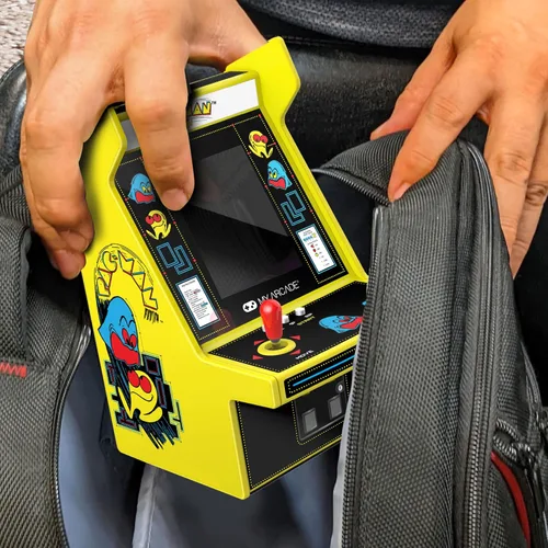 Vista 6 de My Arcade Pac-Man Micro Player Pro: Juego de arcade retro mini portátil de 17,1 cm, video juego coleccionable de clásicos de arcade, arcades
