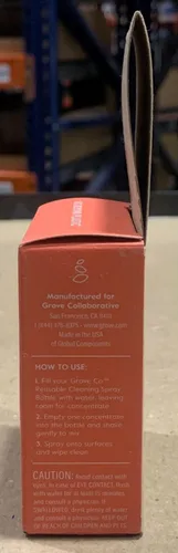 Vista 11 de Grove Co. Limpiador multiusos, concentrado de repuesto (2 x 1 onza) + botella de spray de vidrio (16 onzas), paquete de suministros de limpieza
