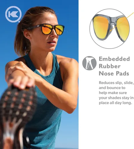 Vista 3 de Knockaround Gafas de sol polarizadas prémium para hombres y mujeres, protección UV400