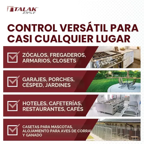 Vista 3 de Atticus Talak 7.9 F Bifentrina Insecticida Concentrado (96 oz) – Control de insectos en interiores y exteriores