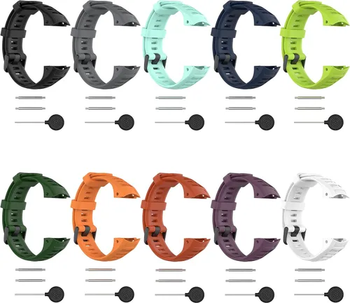 Vista 2 de Compatible con Garmin Instinct Solar/Tactical/Esports/Tide, 0.866 pulgadas de ancho, correa de repuesto de silicona suave para Garmin Instinct 2/2