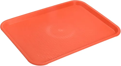 Vista 9 de uxcell Bandejas de plástico de comida rápida a granel de 12 x 16 pulgadas rectangulares para servir, bandejas de cafetería, platos para servir