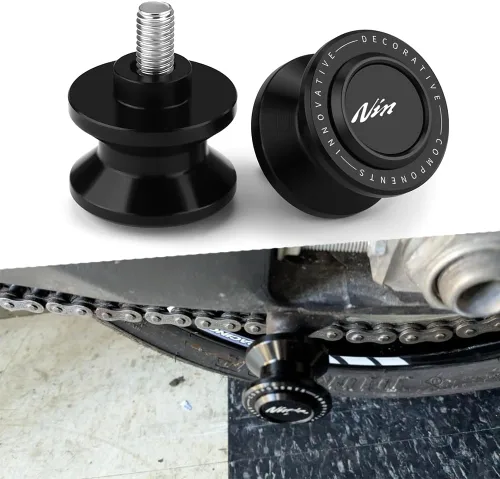 Carretes basculantes de 8 mm para Ninja 400 650 1000SX ZX-6R ZX-10R ZX-25R 2023 2024 2025 Soporte de bastidor trasero Carretes basculantes del