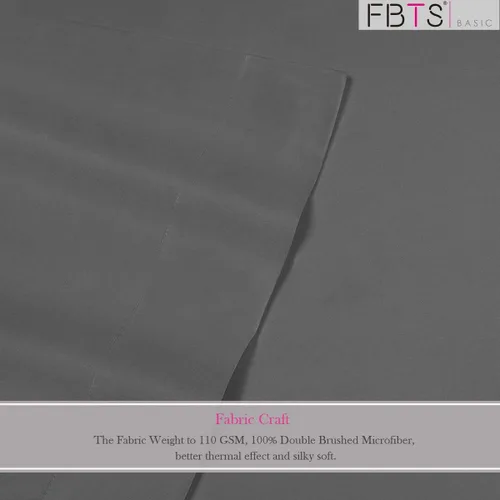 Vista 6 de FBTS Basic Juego de sábanas para cama de tamaño King, juego de sábanas de microfibra sedosas y transpirables, con bolsillo profundo de 18 pulgadas