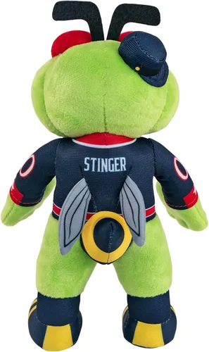 Vista 64 de Bleacher Creatures Anaheim Ducks Wild Wing - Figura de peluche de mascota de la NHL de 10 pulgadas (uniforme triangular verde azulado), una mascota