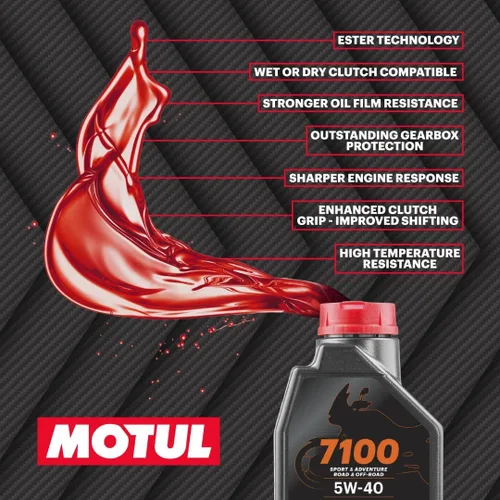 Vista 5 de Aceite Motul 7100 10W30 4T 1 Litro Talla Única