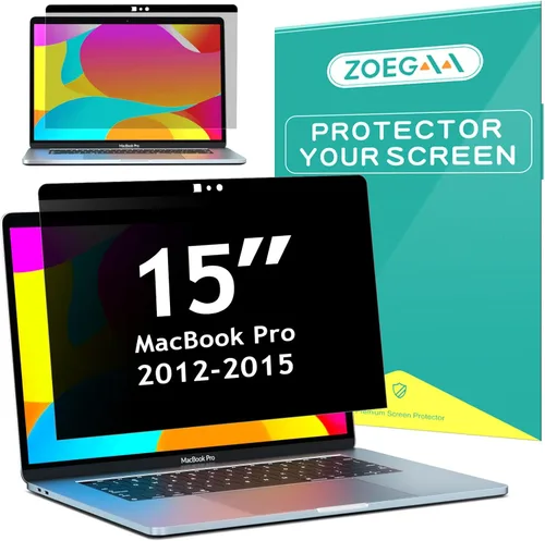 Vista 8 de ZOEGAA Pantalla de privacidad para MacBook Pro de 13 pulgadas (2012-2015), protector de pantalla de privacidad magnético extraíble anti luz azul