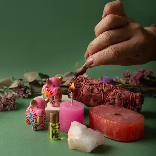 Vista 4 de Zoeartcrafts Kit ritual para atraer el amor y el chakra del corazón abierto