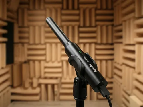 Vista 8 de Superlux ECM999U - Micrófono de medición USB tipo C, micrófono de condensador omnidireccional para calibración de habitación, pruebas de audio