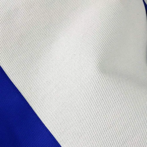 Vista 6 de Masonic Master Mason Blue Lodge Delantal de tela blanca con borde de cinta de grogrén azul, Blanco y azul