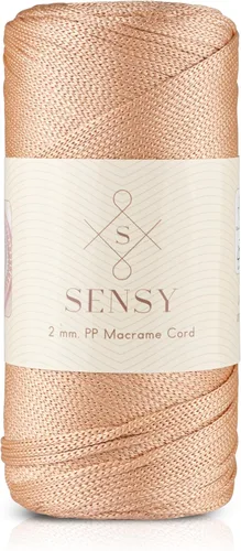 Vista 127 de Sensy Premium 2mm 229.5 metros de cuerda de poliéster 100% cordón de polipropileno Cordón de macramé 2mm Cordón para bolso de crochet Hilo