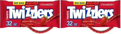 Vista 7 de TWIZZLERS Twists - Bolsa de dulces de Pascua, estilo regaliz con sabor a fresa, 16 onzas (paquete de 3)
