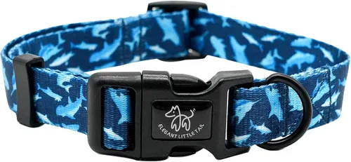 Vista 12 de Elegant little tail Collar para perro, collar de Navidad ajustable para perros pequeños, medianos y grandes, collares suaves para cachorros