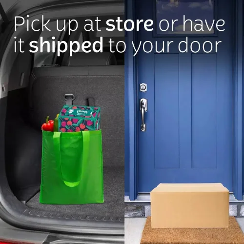 Vista 4 de Toallas de mano – 1 caja de 60 toallas de mano blancas en una caja dispensadora – El embalaje puede variar