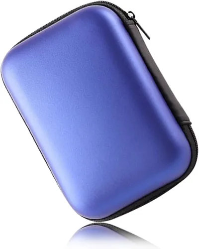 Vista 10 de Estuche de transporte para disco duro, bolsa organizadora de almacenamiento, bolsa de transporte universal multiusos compatible con Western Digital