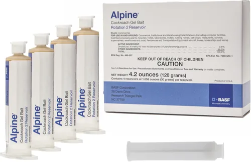 Depósito de rotación de cebo de gel para cucarachas 2 - 1 caja (4 tubos de 1.06 oz)