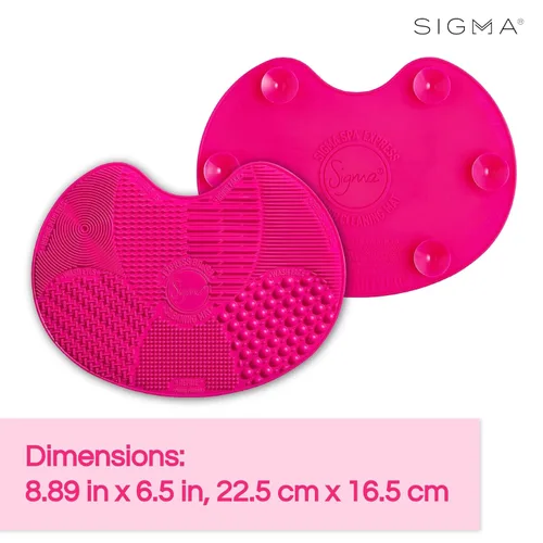 Vista 8 de Sigma Beauty Sigma Spa Express - Alfombrilla limpiadora de brochas de maquillaje de silicona Sigma Spa Express con ventosas para limpiar brochas