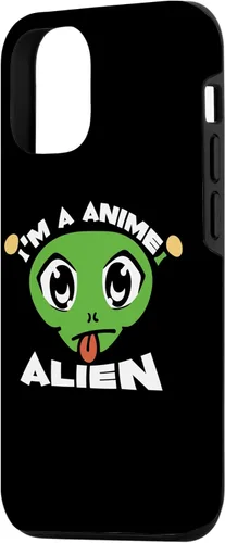 Vista 2 de Funda de manga japonesa Otaku para iPhone 14 Pro Anime Alien Kawaii Japan Cosplay