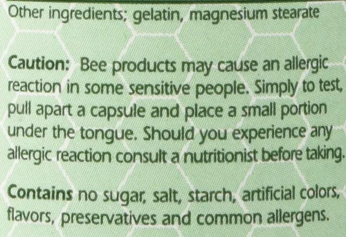 Vista 3 de Y.S. ECO Bee Farms - Polen de abeja 100% puro, 1,000 mg- 200 cápsulas