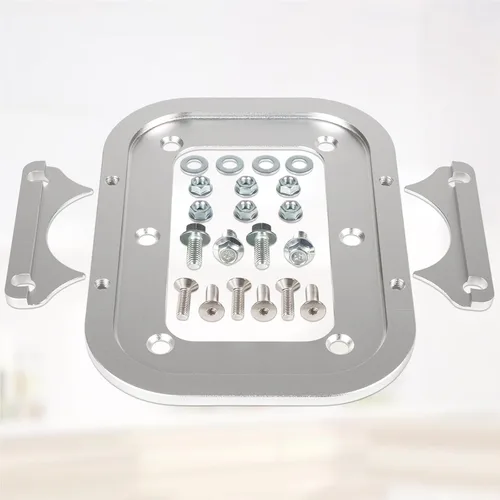 Vista 7 de Paleta de Batería de Aluminio Billet - Soporte de Sujeción de Batería de Maletero Perfectamente Compatible con Bandeja de Baterías Optima