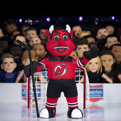 Vista 80 de Bleacher Creatures Anaheim Ducks Wild Wing - Figura de peluche de mascota de la NHL de 10 pulgadas (uniforme triangular verde azulado), una mascota