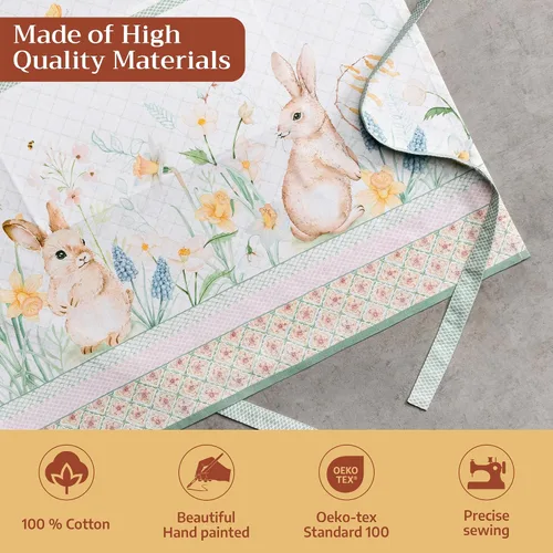 Vista 497 de Maison d' Hermine Delantales para mujer con bolsillo, 100% algodón (27.50 x 31.50 pulgadas)