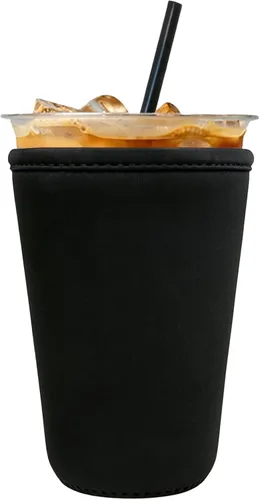 Vista 57 de Reusable Insulated Neoprene Iced Coffee Sleeves for Iced Coffee Cups, Coffee Coolies sleeves for Iced & Hot Drinks