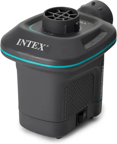 Vista 6 de INTEX Bomba de aire eléctrica QuickFill: infla y desinfla colchones de aire, kayaks inflables, botes, juguetes