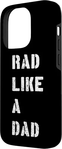 Vista 2 de Funda para iPhone 14 Pro Rad Father Rad Like A Dad Funny Father's Day