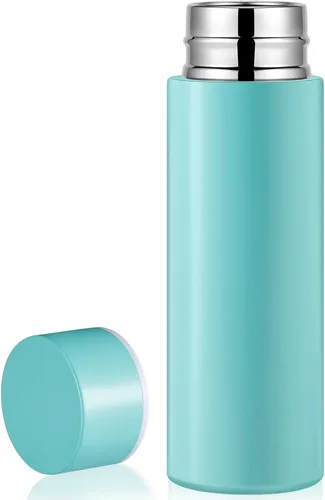 Vista 14 de Irenare Mini botella de agua de 5 onzas, mini botella de acero inoxidable aislada para botella de agua, bonita botella a prueba de fugas, mantiene