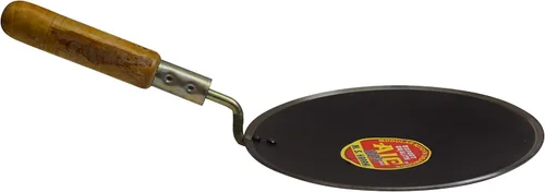 Vista 3 de MARSHAL Karahi Indian Roti Iron Tawa Pan Pan Chapati Utensilio de cocina 9.5 pulgadas