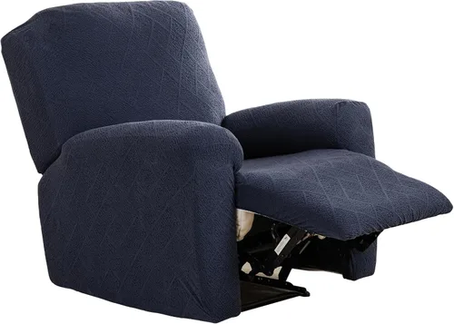 Vista 8 de Eco-Ancheng Fundas reclinables de 4 piezas, fundas para sillas reclinables, fundas elásticas para sofá reclinable, fundas ajustables