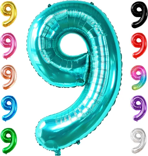 Vista 16 de KatchOn, Globo gigante de oro rosa con el número 5 de 40 pulgadas, globos de cinco globos de oro rosa con el número 5, decoraciones de cumpleaños 5