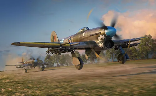 Vista 4 de Airfix Hawker Typhoon Ib 1:72 WWII Militar Aviation Pastic Model Kit A02041A sin pintar, 74 piezas