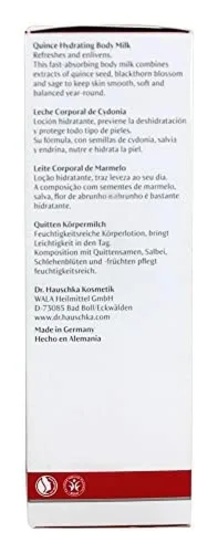 Vista 4 de Dr. Hauschka Membrillo hidratante leche corporal, refresca y anima, 4.9 onzas líquidas