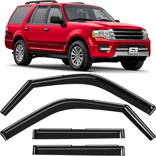 Vista 10 de Voron Glass Protectores de lluvia extra duraderos en canal para Chevrolet (Chevy) Blazer 2019-2026, deflectores de ventana, viseras de ventana