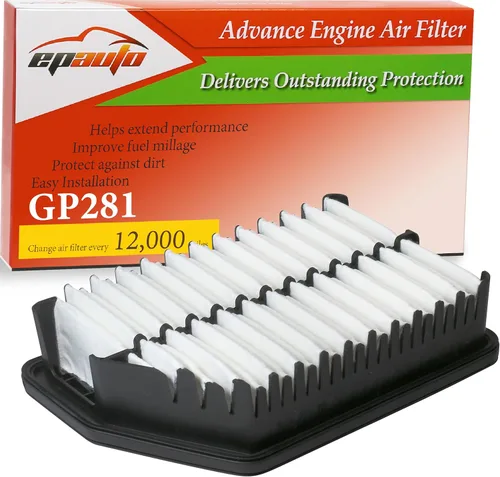 EPAuto GP281 (28113-3X000) Repuesto para filtro de aire tipo panel rígido, extra fuerte, para Hyundai y Kia.