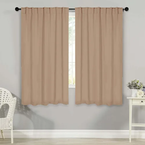 Vista 39 de BLUENILEMILLS Blackout Curtains, Room Darkening, Bedroom, Drapes, Kitchen, Living Room Window Accents, Sun Blocking, Thermal, 2 Pack, Solid Blackout