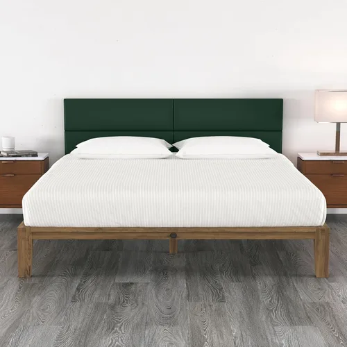 Vista 101 de Jaxx Panelist - Cabecero acolchado moderno, juego de 4 paneles para montar en la pared (cada uno de 11.25 x 30 pulgadas), tamaño Queen