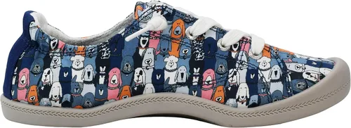 Vista 6 de Skechers BOBS - Tenis de playa para mujer. Bingo-Dog House Party