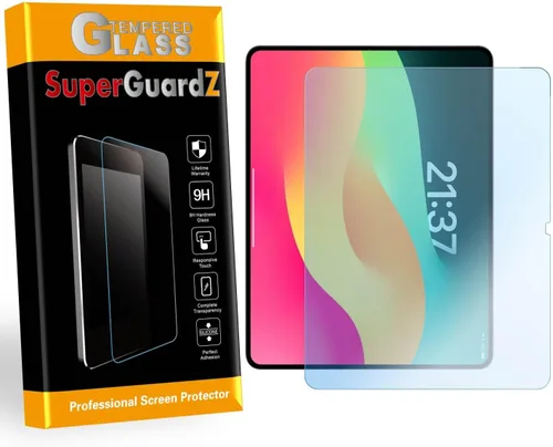 Vista 10 de [2-Pack] for iPad 10.2 [9/8/7th Gen, 2021/2020/2019] Screen Protector Tempered Glass Anti Blue Light, Eye Protection, SuperGuardZ + 2 Stylus Pens
