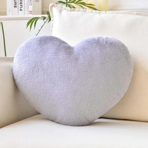 Vista 12 de XVTRU Almohadas de Corazón Negro, Linda Almohada Decorativa de Corazón, Almohadas en Forma de Corazón para Cama, Cojín de Almohada de Decoración