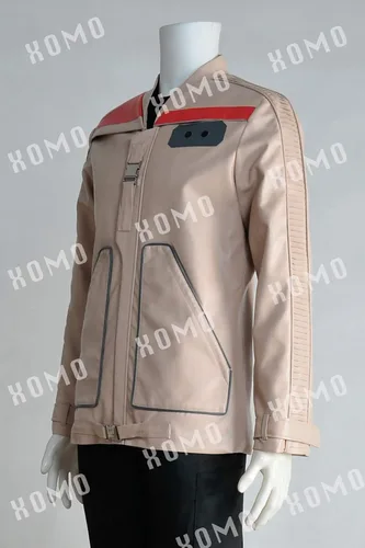 Vista 5 de XOMO Finn Cosplay Disfraz de Stormtrooper Uniforme, traje completo