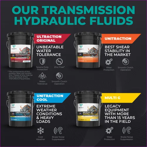 Vista 5 de VISCOSITY Fluido hidráulico de transmisión Multi G, compatible con tractores Mahindra, McCormick - 2.5 galones - 77462NPYUS