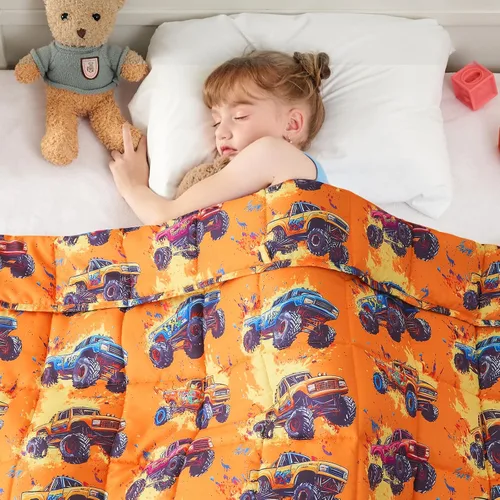 Vista 36 de yescool Black Checkered Weighted Lap Pad 2 Pounds Cooling Weighted Lap Blanket, Plaid Small Weighted Blanket, Weighted Throw Blankets Gifts for