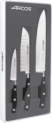 Vista 17 de Arcos Forged Riviera Series - Suela/Cuchillo de pescado de 7 pulgadas - Hoja de acero inoxidable de nitrum - Mango negro de polioximetileno (POM)