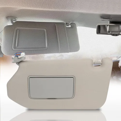 Vista 7 de SCITOO Conjunto de visera parasol gris para el lado izquierdo del conductor para Nissan Pathfinder 2014 2016 2017 2018 para Nissan Pathfinder 2014