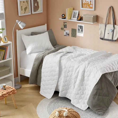 Vista 36 de Comfort Spaces Juego de Edredón Tamaño Individual Moderno Reversible con Diamantes Cubrecama Juego de Ropa de Cama Individual Acogedora Capa