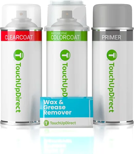 Vista 210 de TouchUpDirect 1J7 Atomic Silver Metallic Compatible con Lexus Exact Match - Aerosol de pintura de retoque - Kit esencial